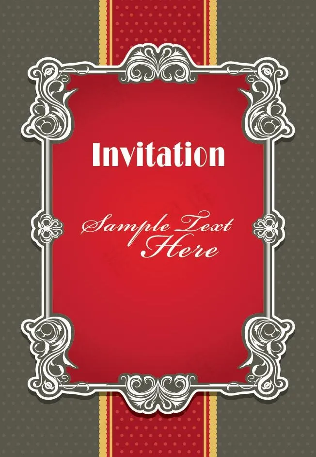 欧式古典花纹边框图片eps,ai矢量模版下载