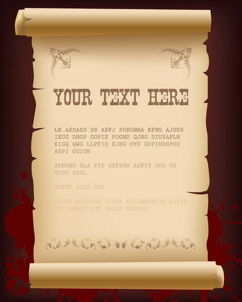 两个老牛皮写实矢量素材