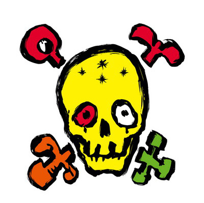 印花矢量图 零件 鹅黄色 朱红色 ...