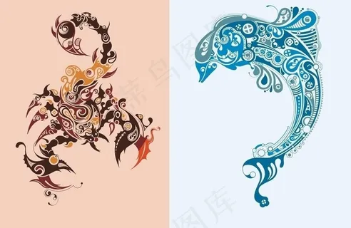 精品纹身 彩绘图片