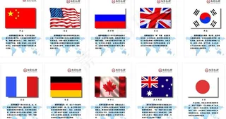 国旗及简介（国旗为位图 非高清）图片