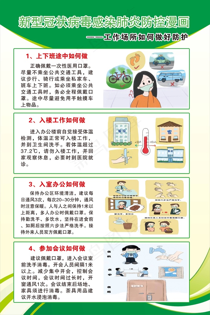 新型冠状病毒psd模版下载