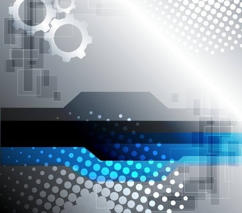 网络科技背景矢量图