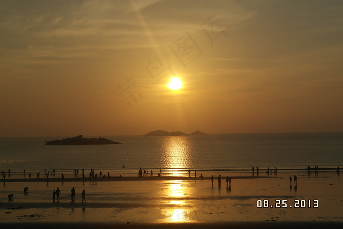 海上日出图片