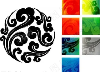 传统中华云纹图片