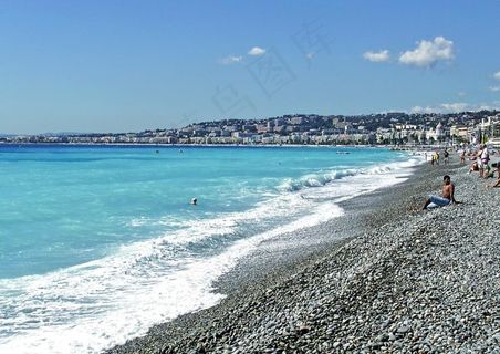 法国 尼斯 海滨风光图片