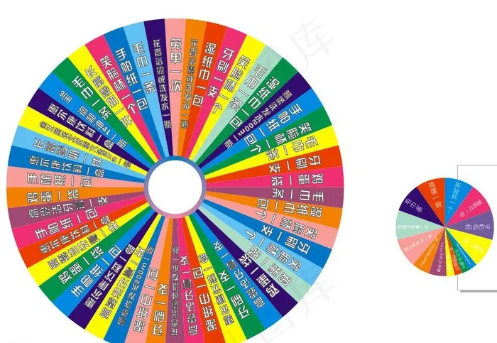 转盘图片cdr矢量模版下载