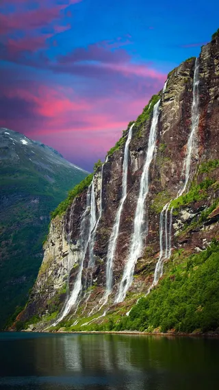 瀑布高清摄影图片