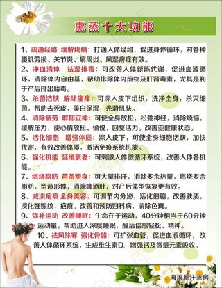 熏蒸的十大功能