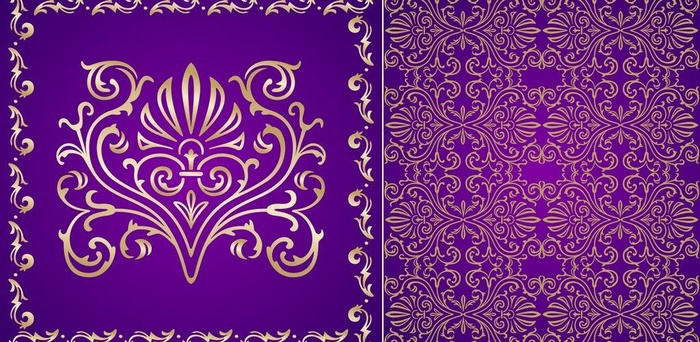 紫色底纹素材图片