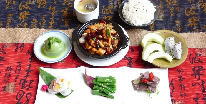 宫保鸡丁套餐图片