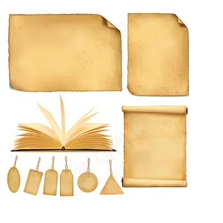 书本纸张与标签