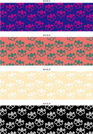 经典的图形平铺背景矢量4