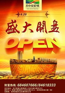 盛大开盘单页