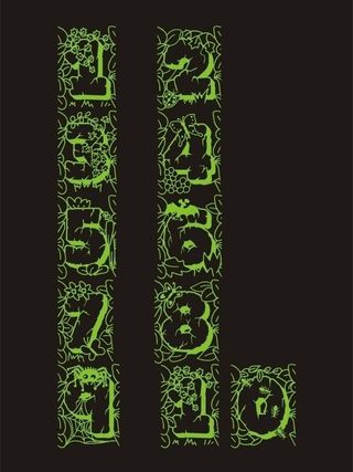 数字艺术字图片