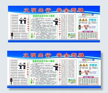 交通安全宣传栏 交通安全宣传栏