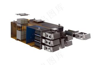 大型发电机组SCR渲染只有DPF