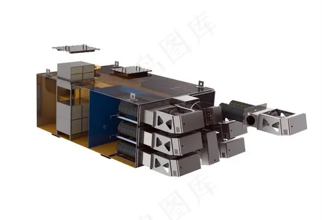 大型发电机组SCR渲染只有DPF 大型发电机组SCR渲染只有DPF