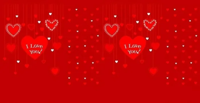 情人节心形i love you 礼...ai矢量模版下载