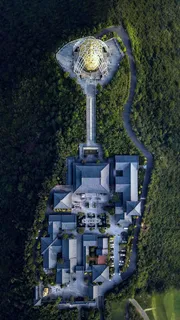 俯拍建筑高清摄影图片