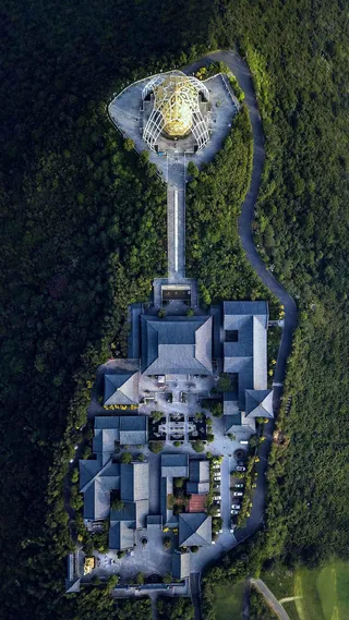 俯拍建筑高清摄影图片