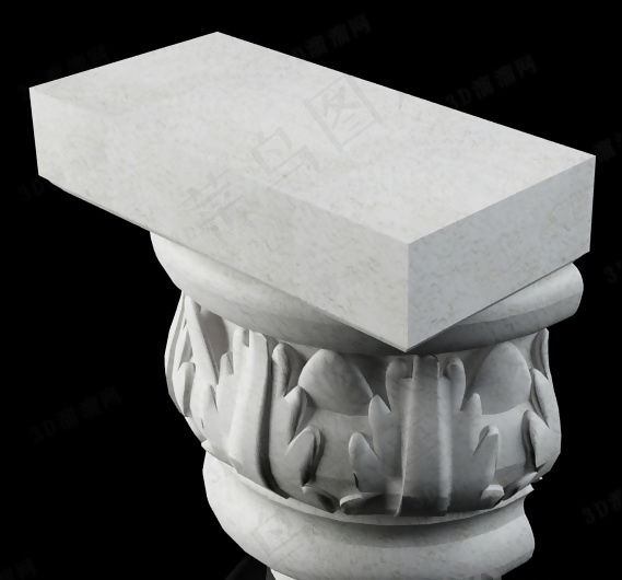 3D欧式构件模型