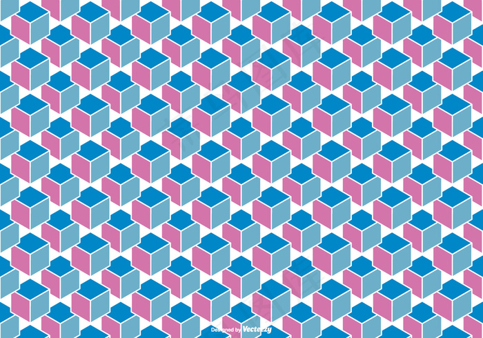 抽象立方体背景矢量ai矢量模版下载
