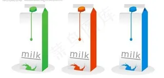 牛奶盒包装图片
