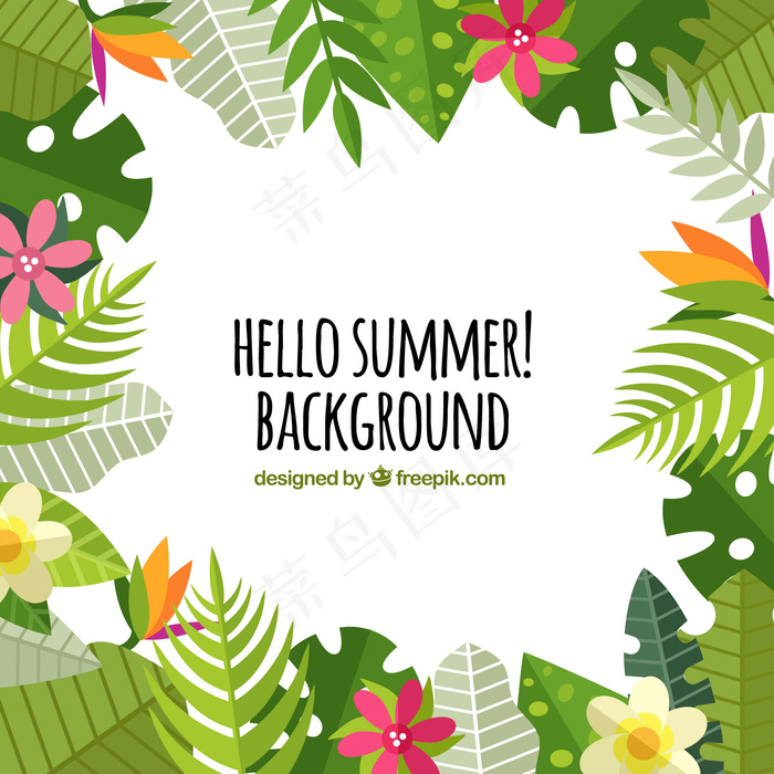 绿色背景矢量图