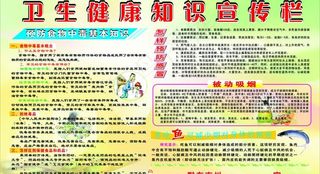 卫生健康宣传栏图片