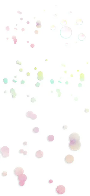 彩色水滴状斑点PNG素材