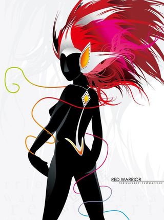 发型 女性 人物图片