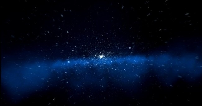 时尚蓝色星空的动态背景素材