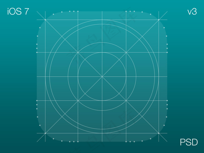 ios7的勾线界面设计psd分层模...psd模版下载