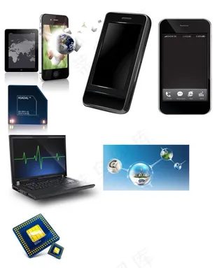 手机电脑水珠时尚素材