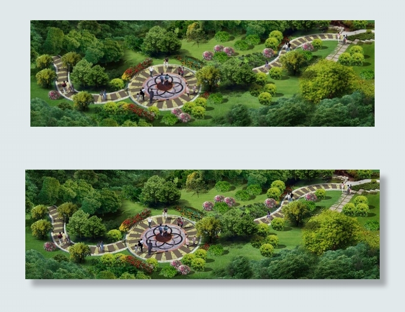 公园景观设计图片(2500X917(DPI:72))psd模版下载