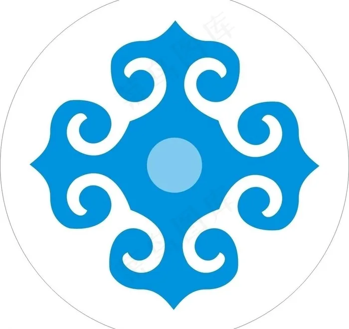 蒙古包花纹图片cdr矢量模版下载