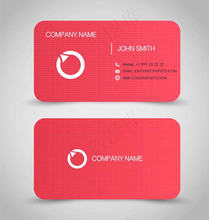 简洁名片模版设计