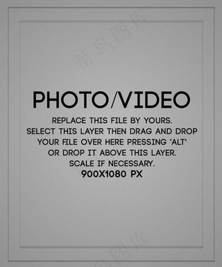 简洁大气红色企业证书展示AE视频模...