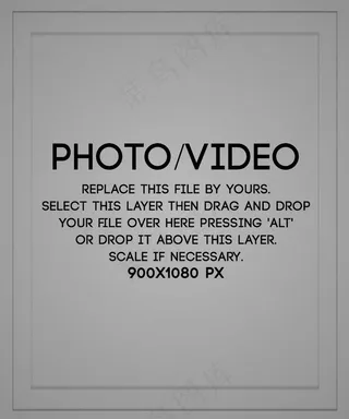 简洁大气红色企业证书展示AE视频模...