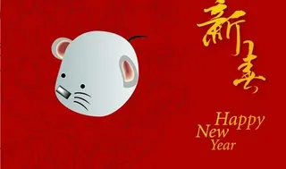 2008新春生肖鼠矢量图05