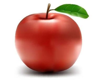 写实矢量苹果图片