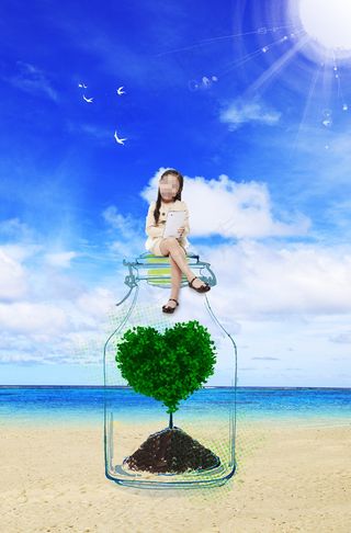 创意环保主题海报免费下载