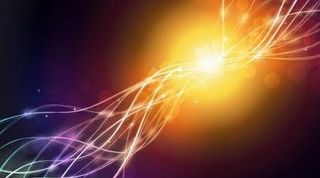 摘要霓虹线矢量艺术