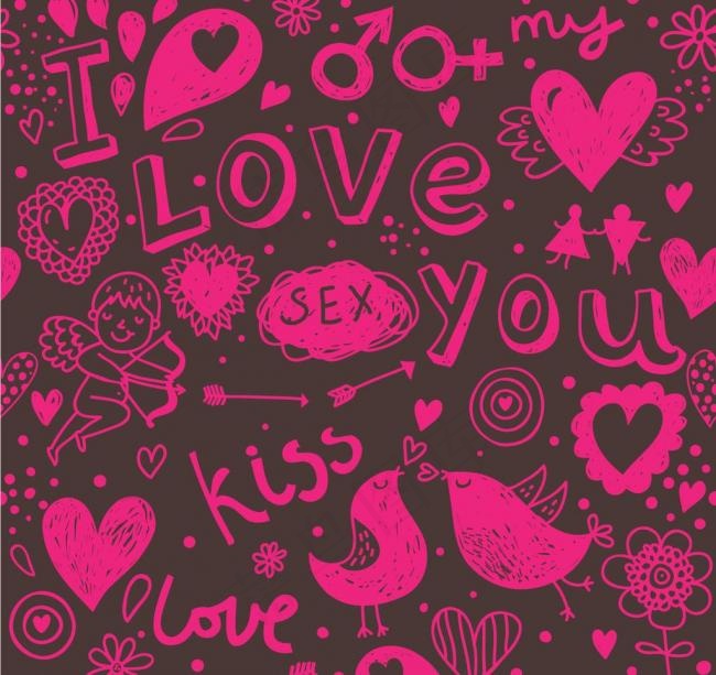 情人节矢量素材图片