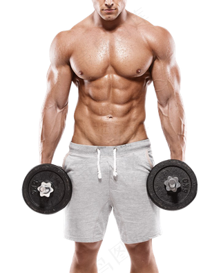 肌肉男健身运动PNG下载