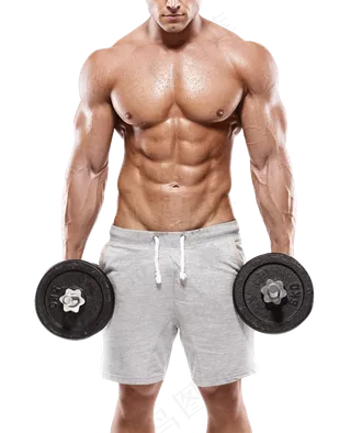 肌肉男健身运动PNG下载