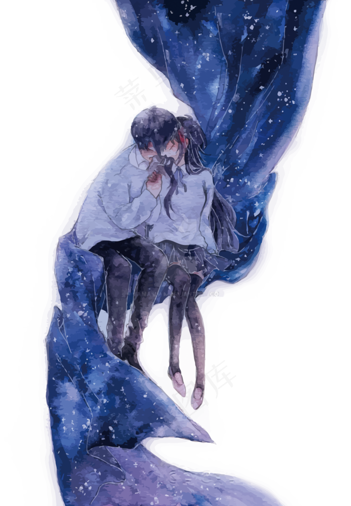 卡通情侣结婚恋人情人PNG设计素材