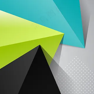 彩色折纸三角形背景 纸飞机背景图片