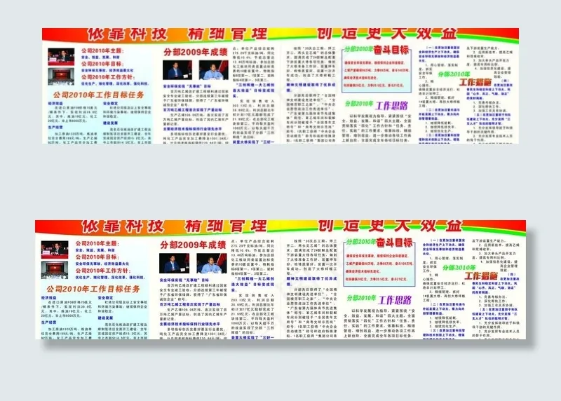 乙烯职代会版报cdr矢量模版下载